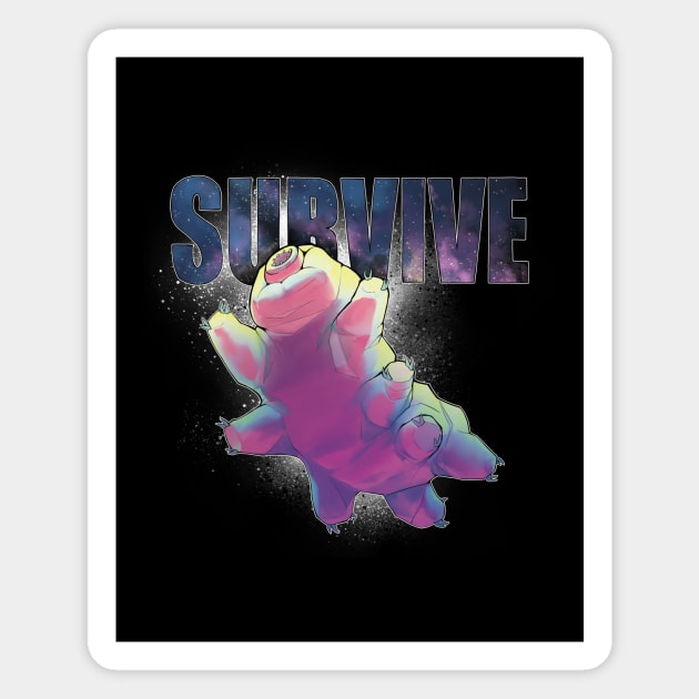 Survive like a Tardigrade Magnet by Gatobob